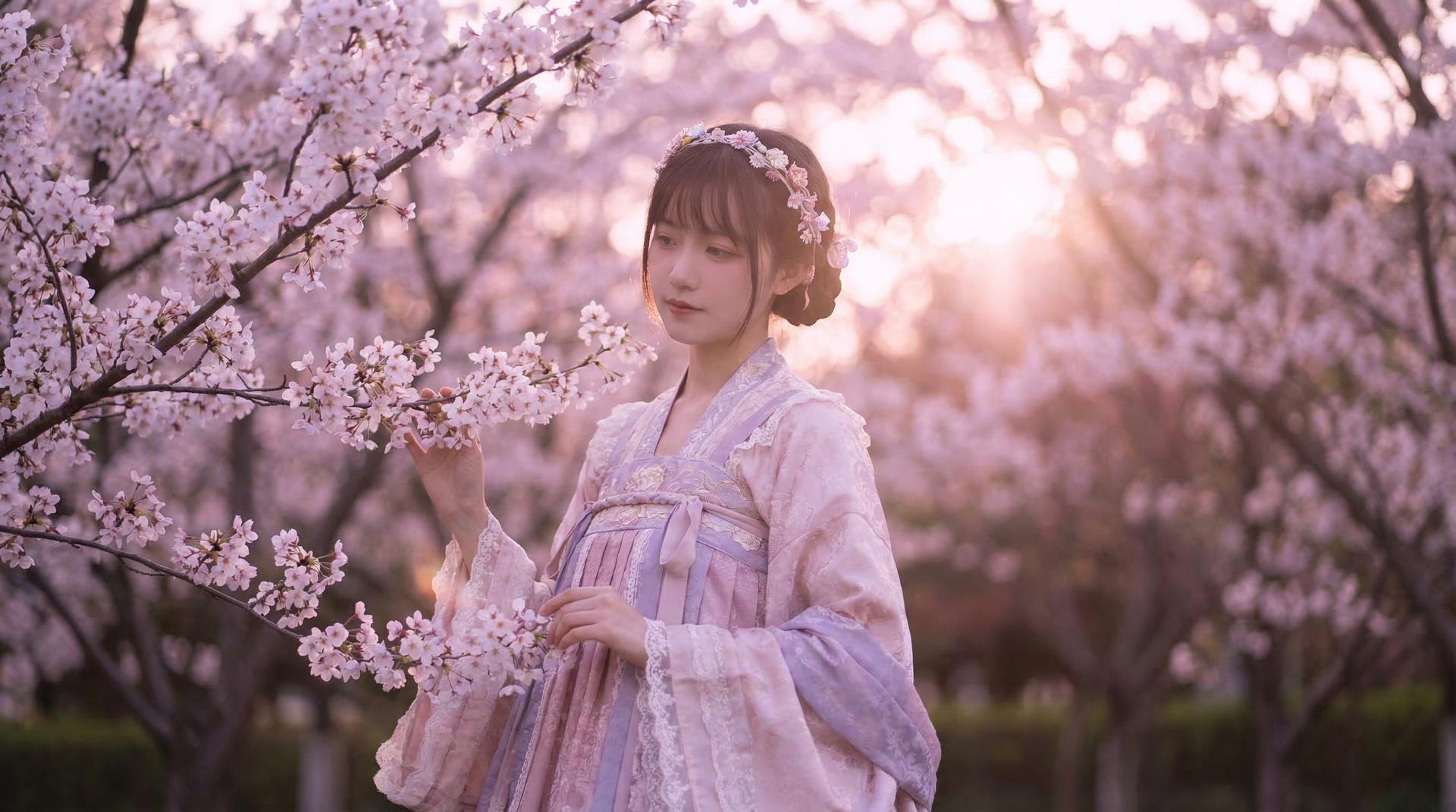 17c一起草原创传媒 - 樱花季唯美写真